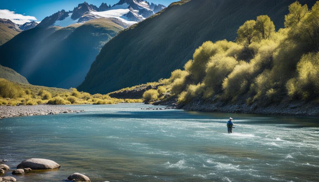 Trout fishing in Central Patagonia Trout fishing in Central Patagonia