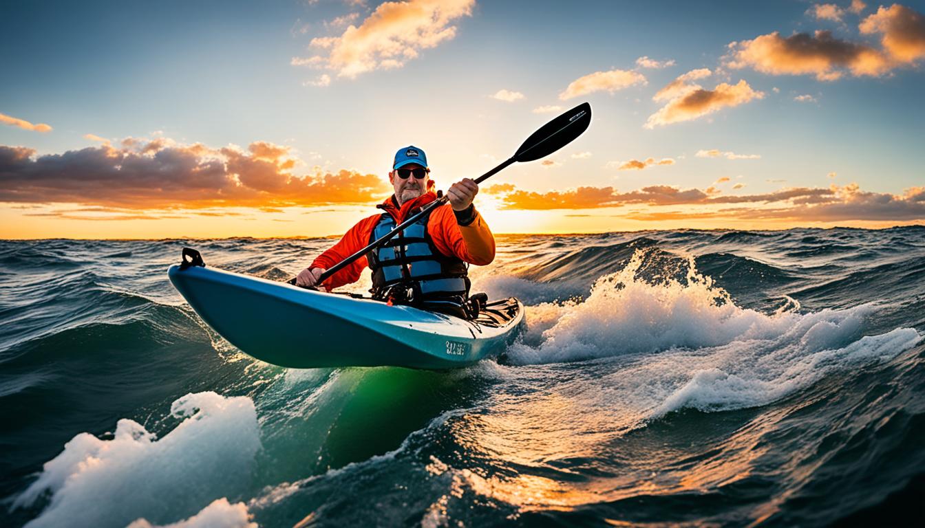 30 miles out kayak fishing