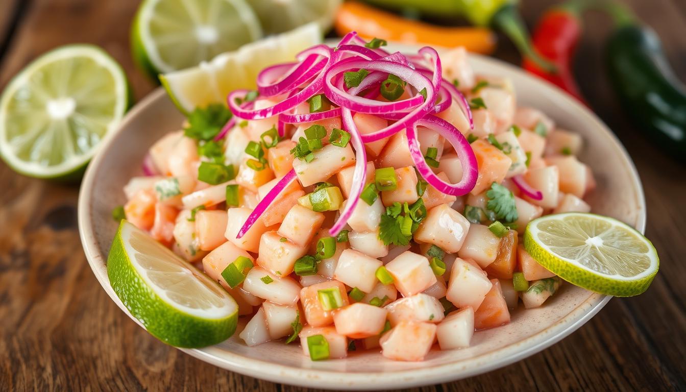 Classic Ceviche: Fresh Seafood Dish from Peru