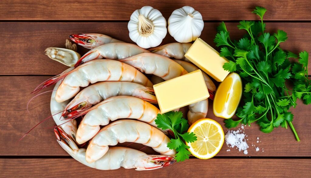 Ingredients for Garlic Butter Prawns Ingredients for Garlic Butter Prawns