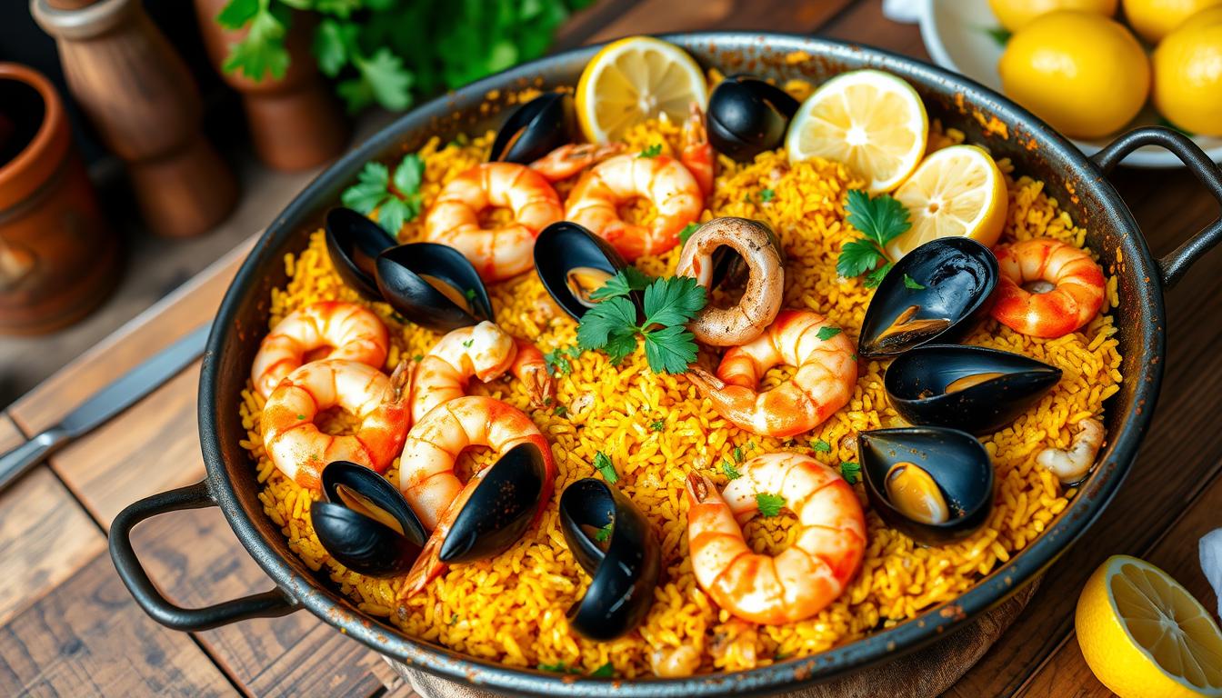 Seafood Paella