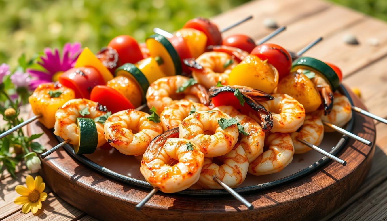 Grilled Shrimp Kebabs