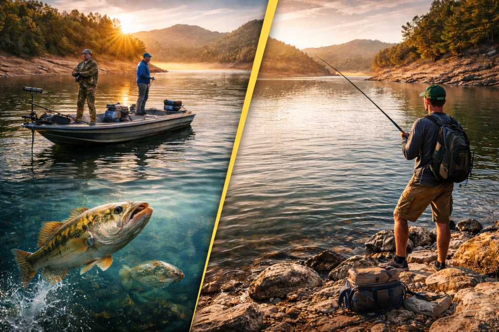 Bass Fishing Lake Oroville, California: A Complete Angler’s Guide Boat vs. Shore Fishing
